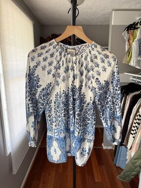 Alicia Bell Silk Cotton Blend Top